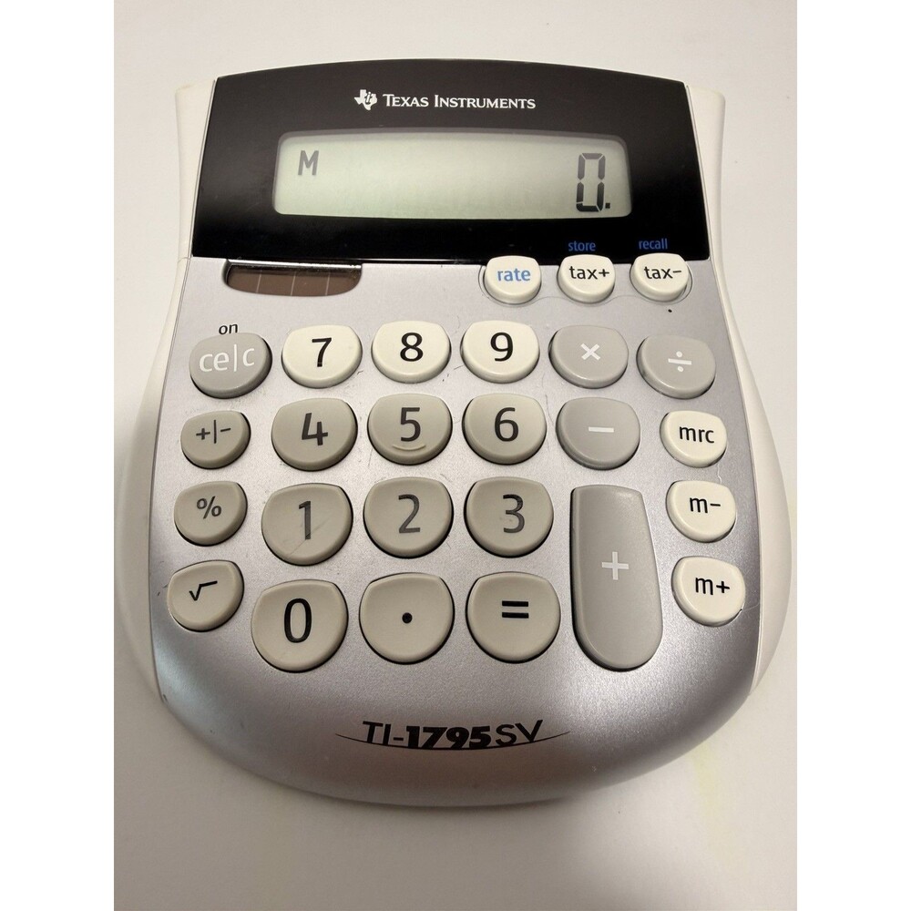 Texas Instruments TI-1795 SV Mini-Desktop Calculator